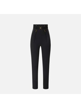Pantalone Elisabetta Franchi PA18062E2 da donna nero.