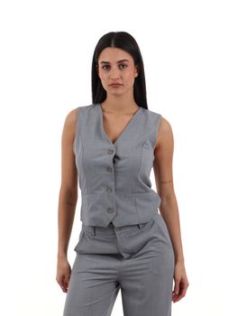 Gilet I AM 95105 da donna grigio.