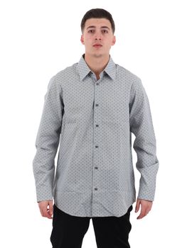 Camicia Armani Exchange XM002811 AF24739 da uomo navy e bianca.