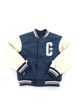 Giacchetto Converse 9CG132 BFK da bambino azzurro.