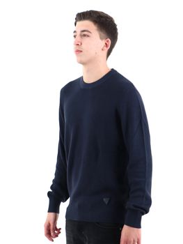 Maglioncino Guess M5RR09 Z3BV1 da uomo blu.