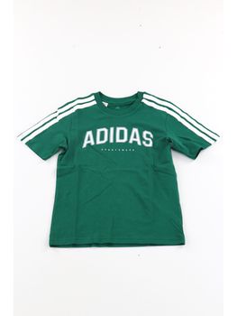 T-shirt Adidas JI6675 da bambino verde.