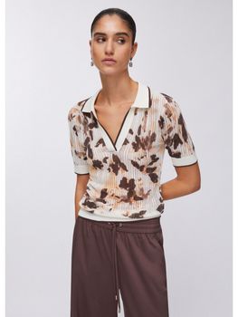 Maglia Liu Jo TA6286MA64R da donna brown.