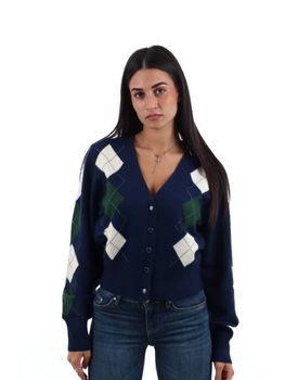 Cardigan Guess W6BR47 Z1446 da donna blu.