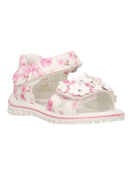 Sandalo Primigi 1364333 da bambina bianco rosa fuxia.