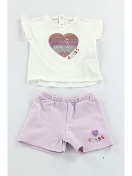 Set Guess A6GG11 K6YW4 da bambina bianca.