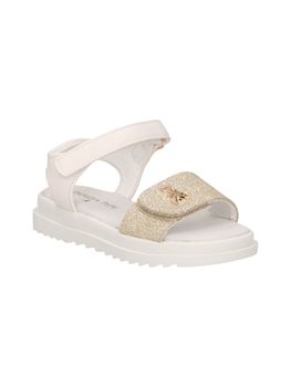 Sandalo Patrizia Pepe PPK364 da bambina glitter platino