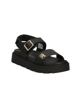 Sandalo Tommy Hilfiger T3A2-33785 da bambina nero.