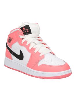 Sneakers Jordan DQ8423 AIR JORDAN 1 MID unisex adulti pink black e white.