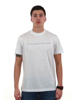 T-shirt Daniele Alessandrini DUTC0029 MD0006 da uomo bianca.