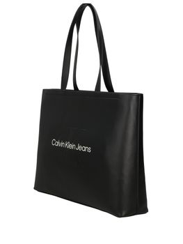 Borsa a mano Calvin Klein K60K612222 da donna nera.