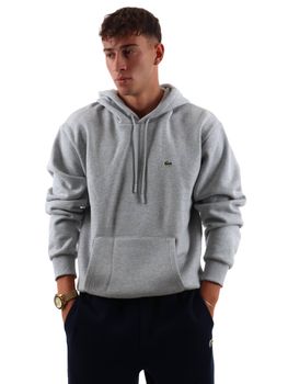 Felpa Lacoste SH8863 da uomo grigia.