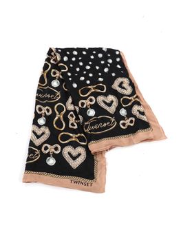Foulard Twinset 262TA4630 da donna nero.