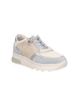Sneakers Stonefly 220907 da donna azzurra bianca e beige.