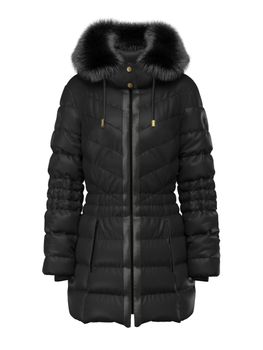 Giubbotto Guess W6BL77 W4713 da donna nero.