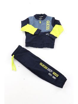 Tuta Guess N5RG06 KA6R4 da bambino blu.