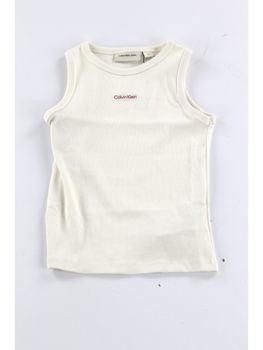 Canotta Calvin Klein IG0IG02871 da bambina tofu.