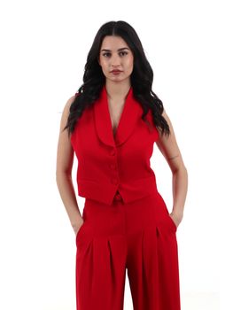 Gilet Imperial LC28LHX da donna rosso.