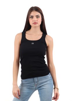 Canotta Pinko CALCOLATORE da donna nera.