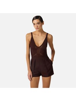Body Elisabetta Franchi BK80W61E2 da donna cacao.