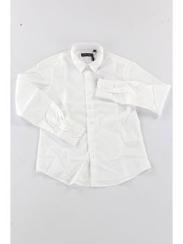 Camicia Antony Morato MKSL00257 FA400078 da bambino bianco.