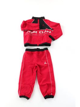 Tuta Nike Jordan 85D763 da bambino nero e rossa.
