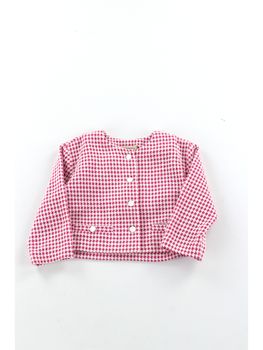Giacca Twinset 241GJ2080 da bambina rosa.