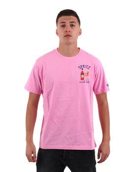 T-shirt Mc2 Saint Barth 02293H da uomo rosa.