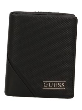 Portafoglio Guess SMBOSP LEA04 da uomo nero.