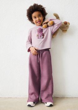 Pantalone Mayoral 4518 da bambina violetta.