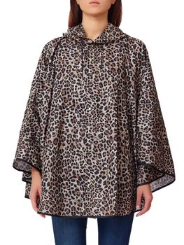 Poncho Liu Jo 2XX017T0300 da donna animalier.