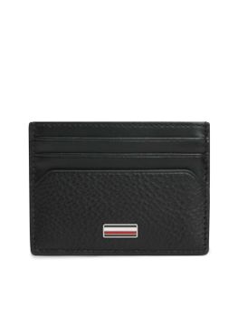 Portacarte Tommy Hilfiger AM0AM14494 da uomo nero.