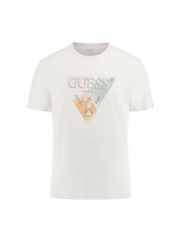 T-shirt Guess M5RI14 J1314 da uomo pure white.
