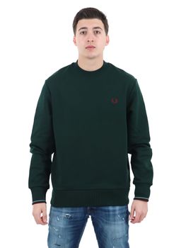 Felpa Fred Perry M7535 da uomo verde.