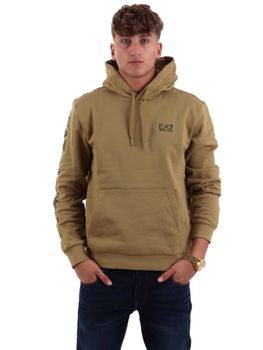 Felpa EA7 7M000570 AF10377 da uomo bronze.