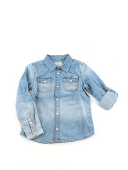 Camicia Guess L5RH05 D5K80 da bambino denim.