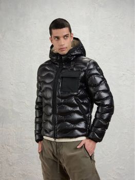Piumino Blauer BLUC02053 005958 da uomo nero.