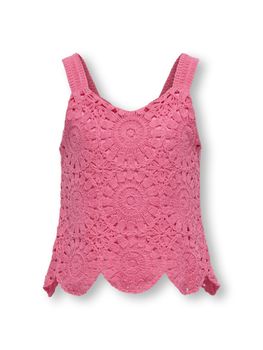 Canotta Only Kids 15346945 da bambina rosa.