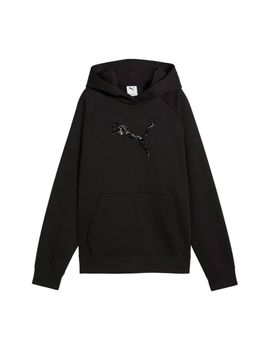 Felpa Puma 694577 da donna nera.