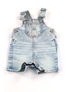 Salopette Levi's 6EE584 da neonati denim.