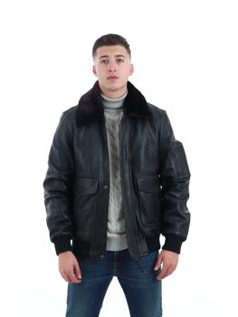 Giubbotto Yos GB010576U da uomo black+brown.