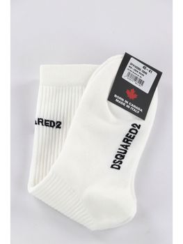 Calzini Dsquared2 DFV143300 da uomo bianchi.