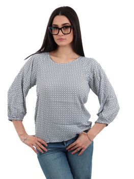 Blusa Emme Marella RACEMO 005 da donna bianca