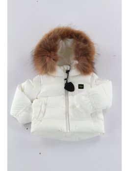 Piumino Blauer BXC02450 005183 da bambina bianco.