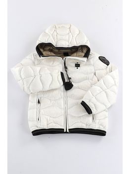 Piumino Blauer BLGC03289 007455 da bambina bianco.