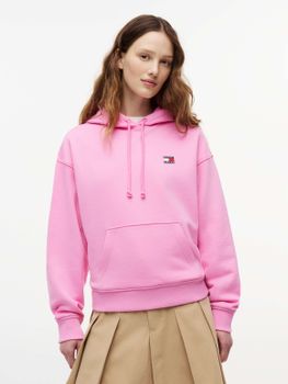 Felpa Tommy Jeans DW0DW19414 da donna pink.