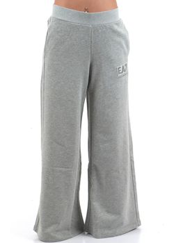 Pantalone EA7 7W000179 AF12473 da donna light gray.