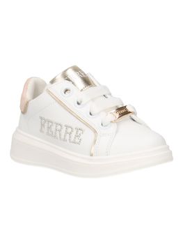 Sneakers Ferre FB-422 da bambina white+gold.