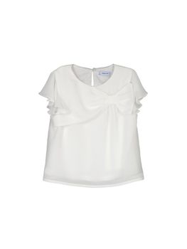Blusa Mayoral 3182 da bambina ecrù.