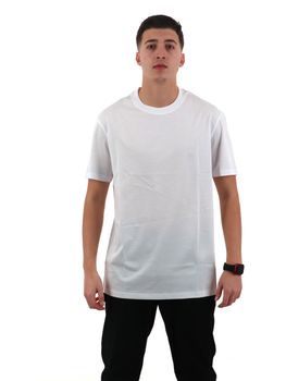 T-shirt Armani Exchange XM001282 AF10364 da uomo bianca.